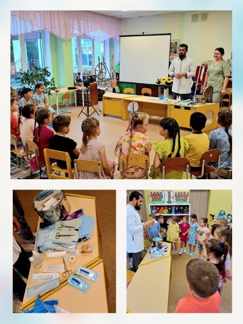 В гостях у дошколят работники Камско-Полянской больницы