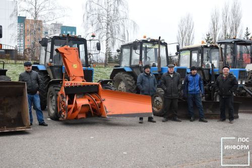 В Камских Полянах техника готова к зимнему периоду.