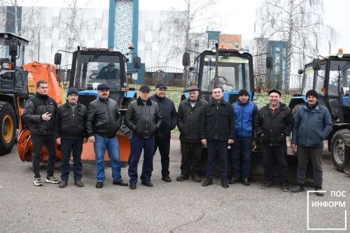 В Камских Полянах техника готова к зимнему периоду.