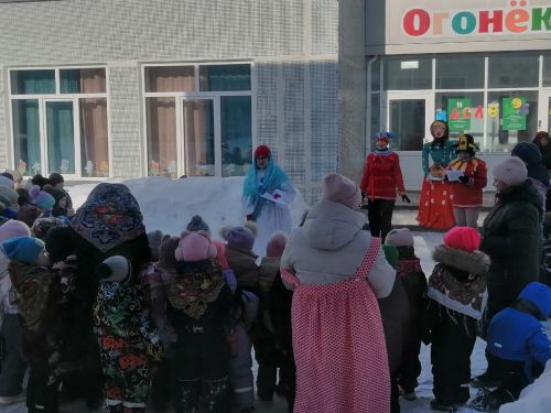 В детском саду «Огонёк» Камских Полянах прошёл весёлый праздник Масленица