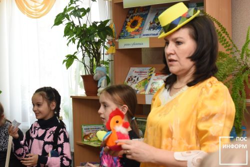 В библиотеке Камских Полян прошло развлекательное мероприятие для школьников