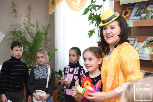 В библиотеке Камских Полян прошло развлекательное мероприятие для школьников