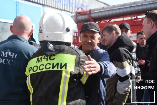 В Камских Полянах проводили на заслуженный отдых работников пожарной части