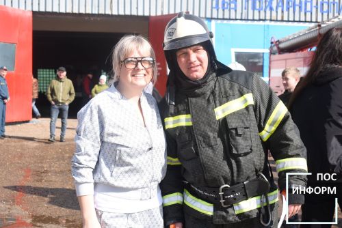 В Камских Полянах проводили на заслуженный отдых работников пожарной части