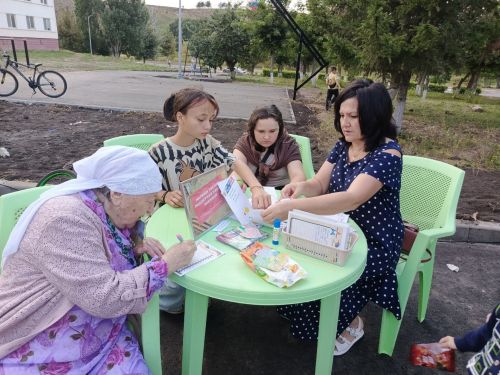 Библиотекари Камских Полян провели акцию в поддержку  бойцов