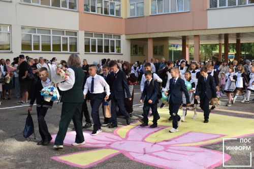 В Камскополянской школе №1 начался новый учебный год