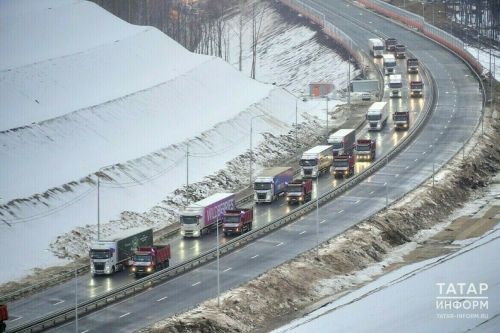 В Татарстане открыли трассы для грузовиков и автобусов