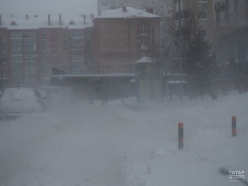 Метель и почти нулевая видимость: в Татарстан возвращаются снегопады с порывистым ветром
