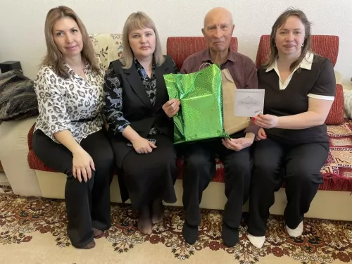 95-летний юбилей отметил долгожитель Камских Полян Расим Якубович Алтынбаев