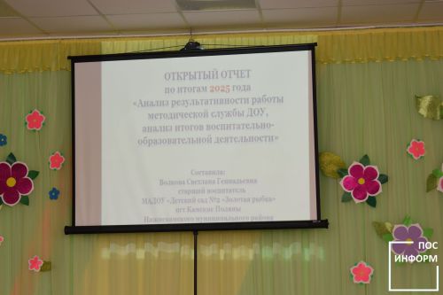В детском саду «Золотая Рыбка» Камских Полян прошло отчетное собрание