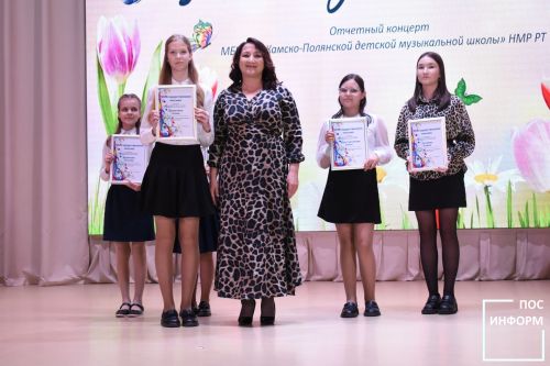 В музыкальной школе Камских Полян прошел отчетный концерт «Мелодия весны»
