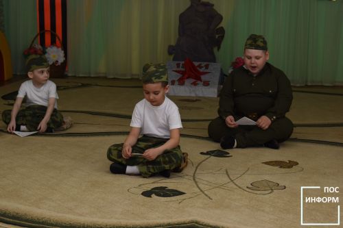 В детском саду Камских Полян провели праздник в честь «Дня Победы»