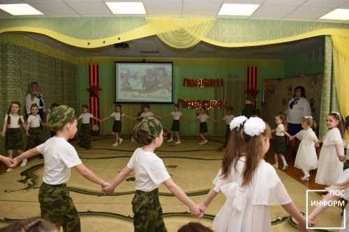 В детском саду Камских Полян провели праздник в честь «Дня Победы»