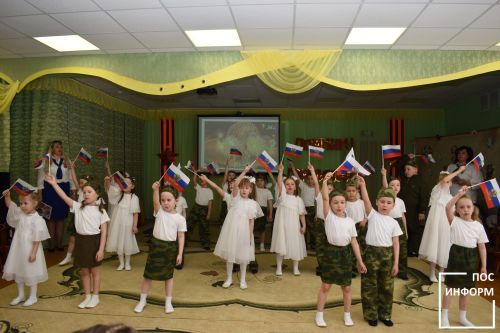 В детском саду Камских Полян провели праздник в честь «Дня Победы»