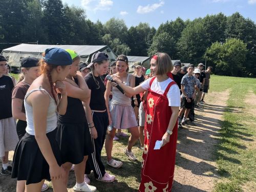 В лагере «Зарница» в Камских Полянах прошли старинные русские игры