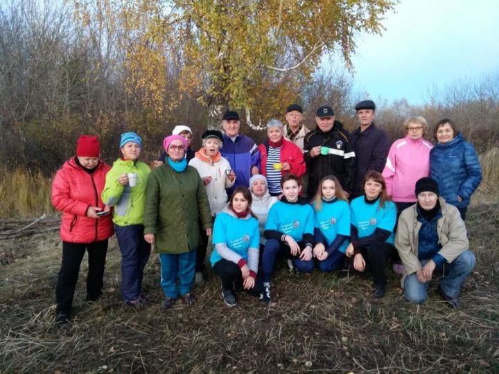 Активисты ДРД и Совета ветеранов продолжают благоустройство  родника "Белоглазов" и "Тропы здоровья"