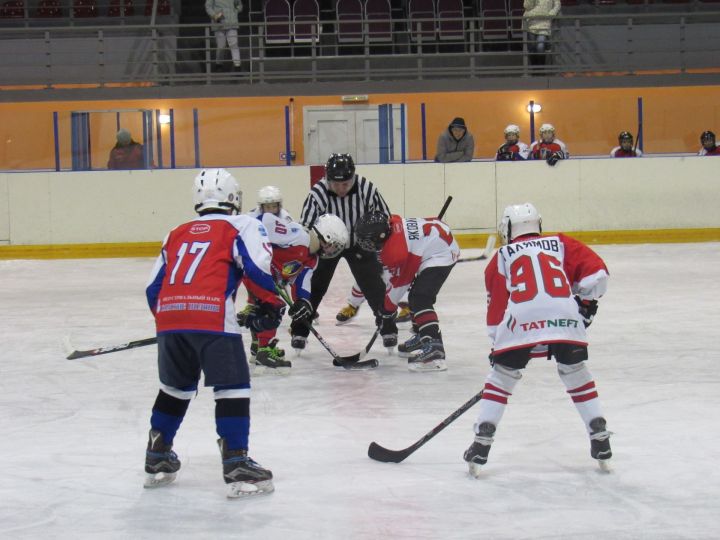 В Камских Полянах прошли игры Первенства РТ по хоккею среди юношеских команд