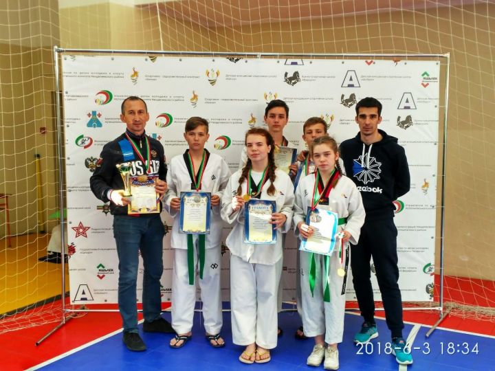 Камскополянские спортсмены привезли медали с Первенства Республики Татарстан по тхэквондо