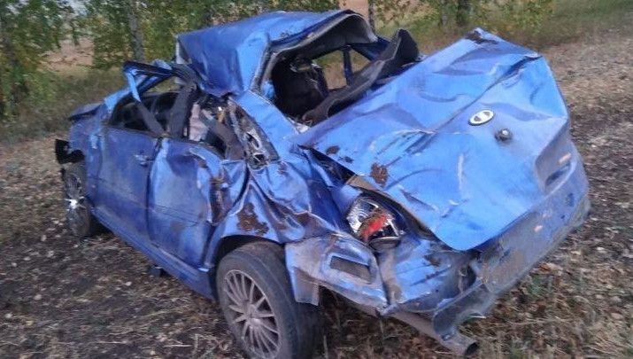 В Татарстане погиб пассажир перевернувшегося автомобиля