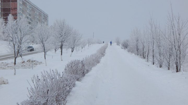 Сегодня Татарстан снова заметет снегом