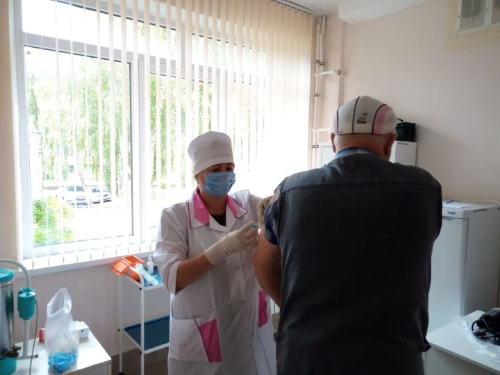 На избирательных участках в Камских Полянах состоялась вакцинация от гриппа