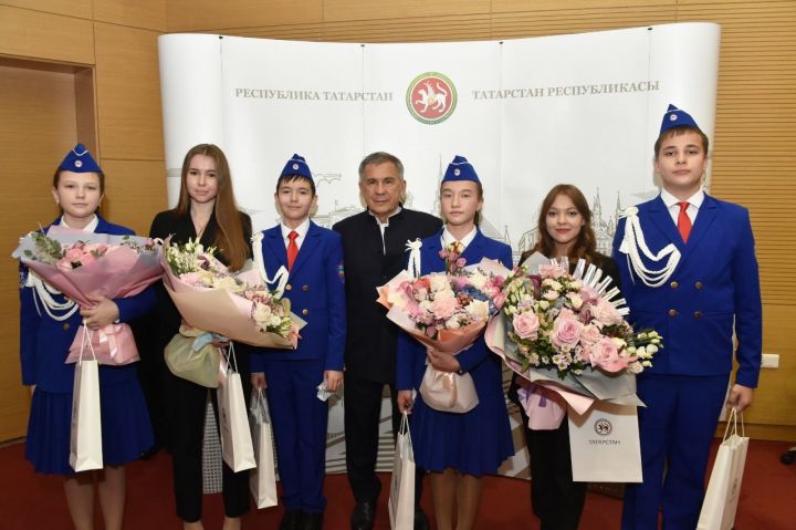 Президент Республики Татарстан поздравил победителей Всероссийского конкурса ЮИД «Безопасное колесо»