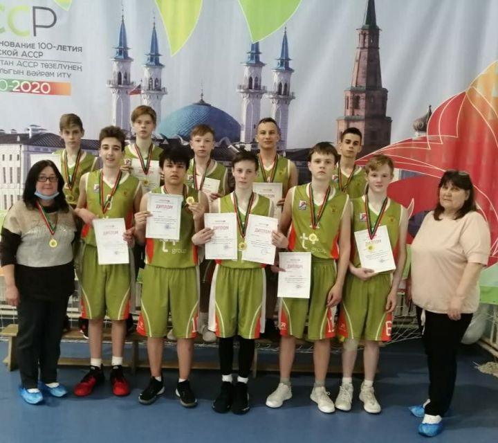 Камполянские баскетболисты заняли первое место на Первенстве РТ в г. Болгар