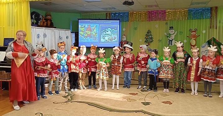В камполянском детском саду "Золотая рыбка" прошли «Святки-Колядки»