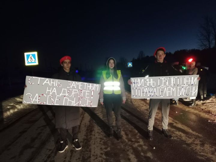 Для участников дорожного движения Республики Татарстан провели ликбез, как стать заметнее на дороге