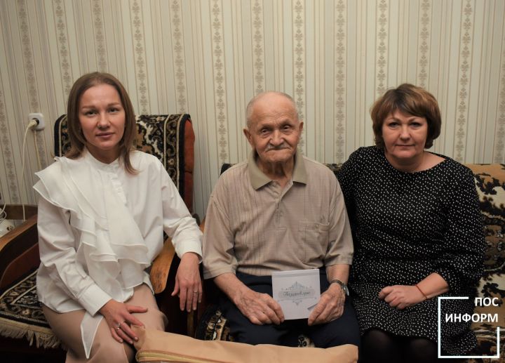 Труженик тыла Николай Максимович Князев из Камских Полян отметил 95-летие