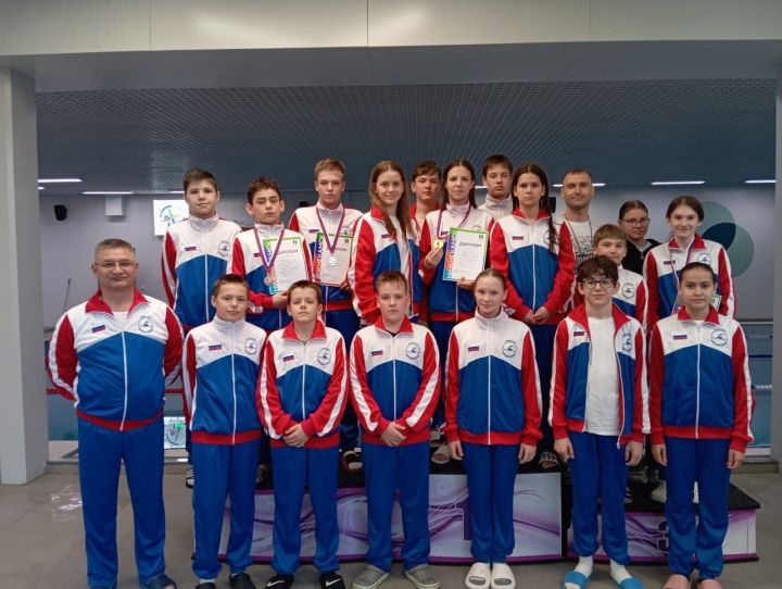 Юные пловцы Камских Полян показали отличные результаты на Первенстве Нижнекамска