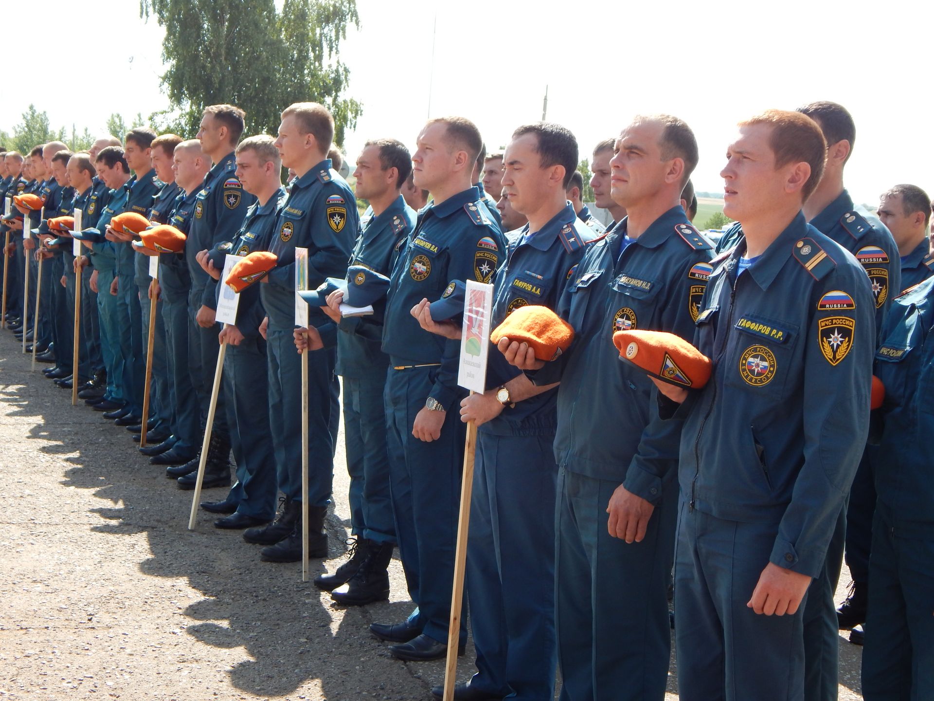 В Камских Полянах на территории пожарно-спасательной части № 163 развернулись соревнования республиканского масштаба + ФОТОРЕПОРТАЖ