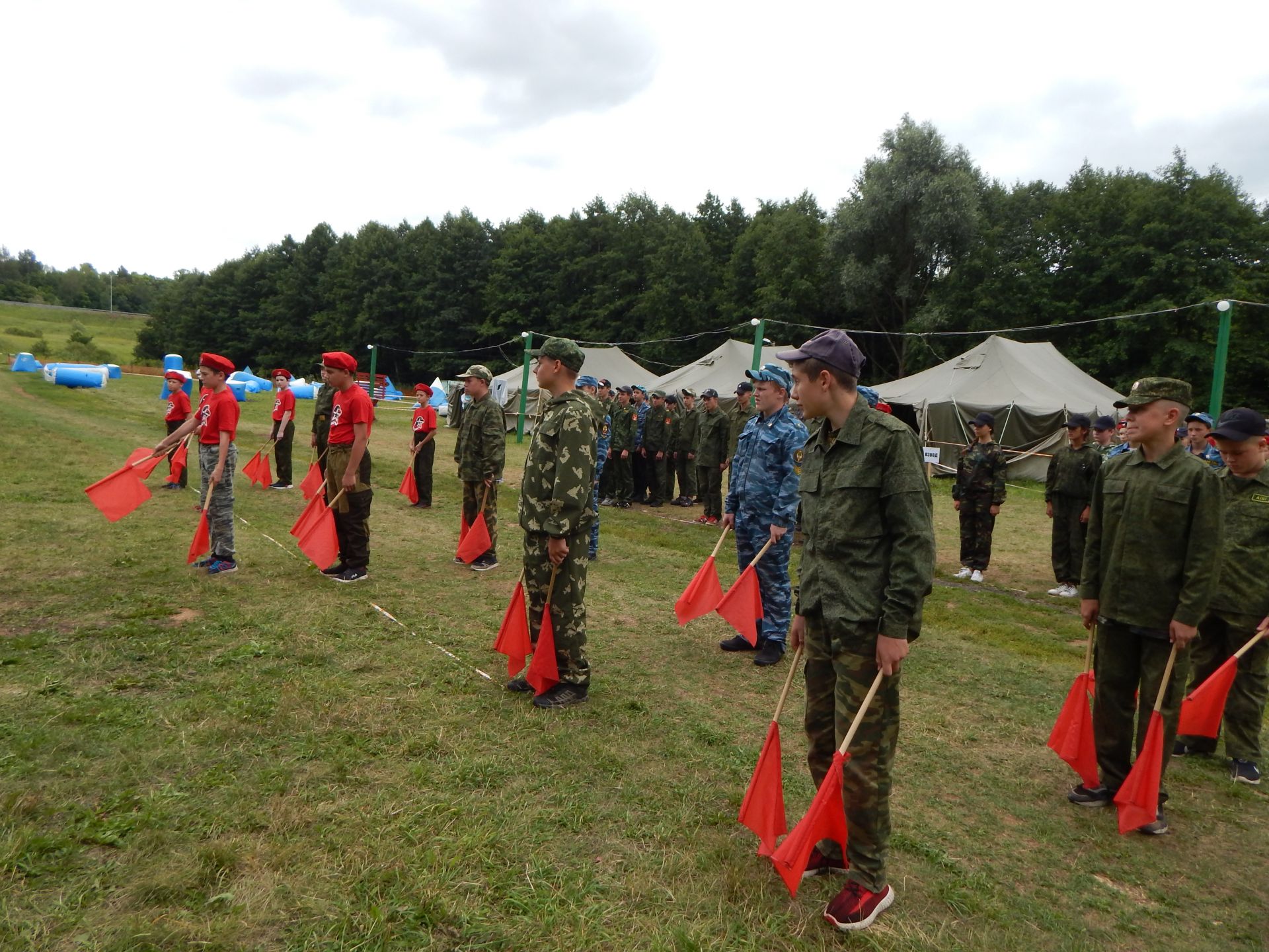 В Камских Полянах состоялось открытие заключительной четвертой смены военно–полевого лагеря «Зарница» +ФОТОРЕПОРТАЖ