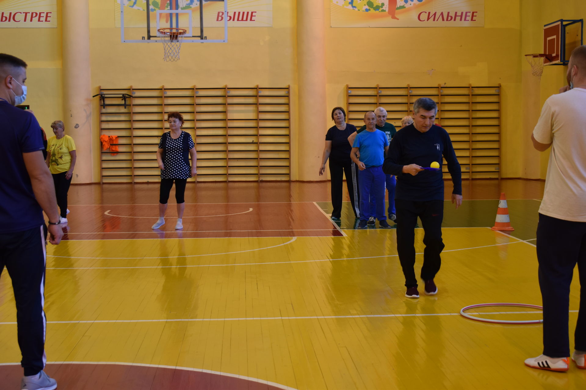 Камполянские пенсионеры приняли участие в спортивных играх