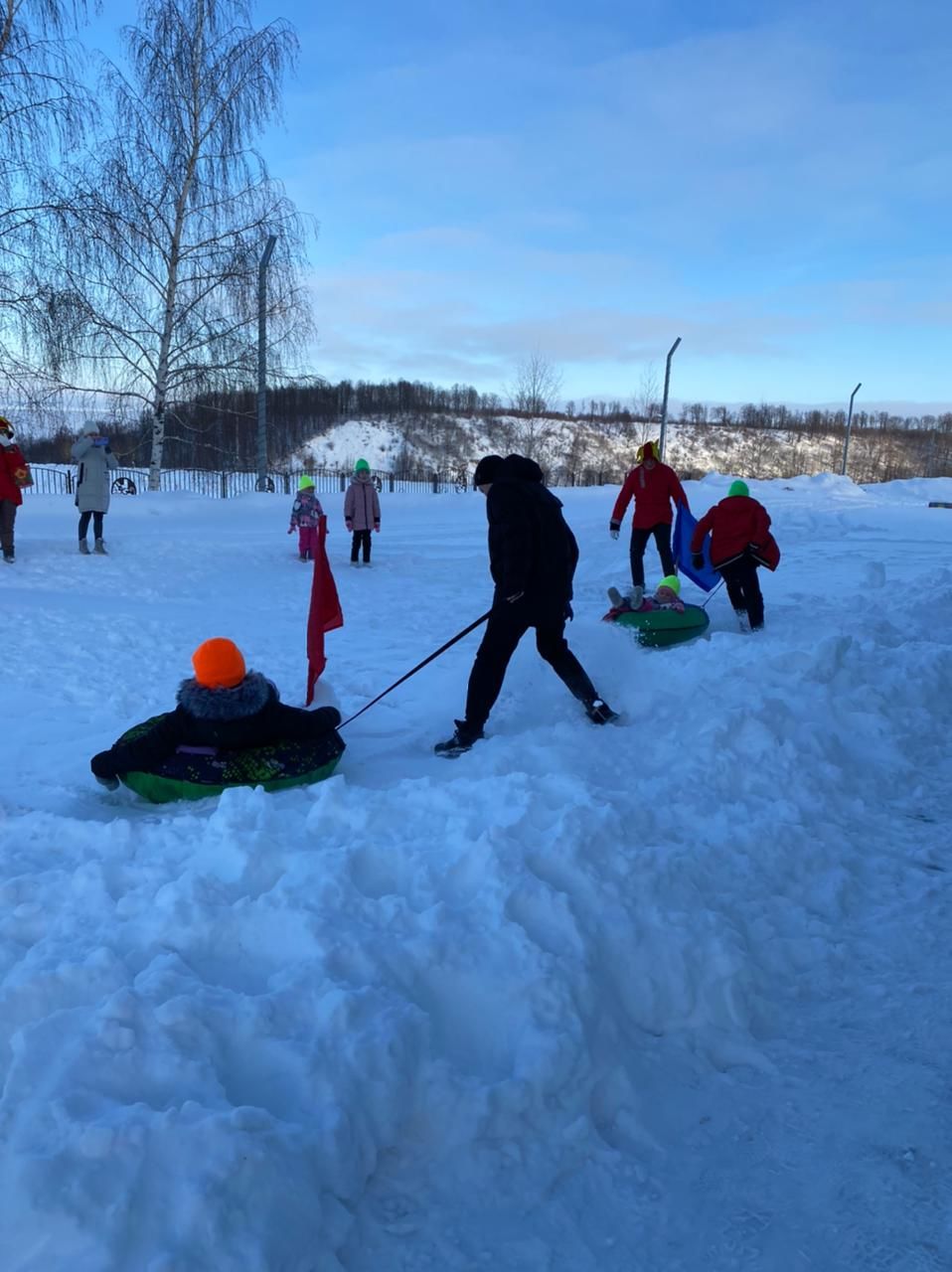 Камполянцы новогодние каникулы провели весело и с пользой