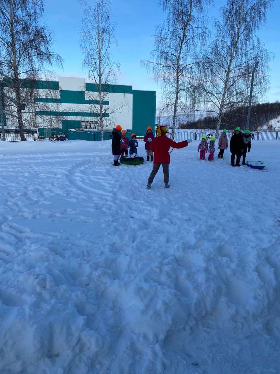 Камполянцы новогодние каникулы провели весело и с пользой