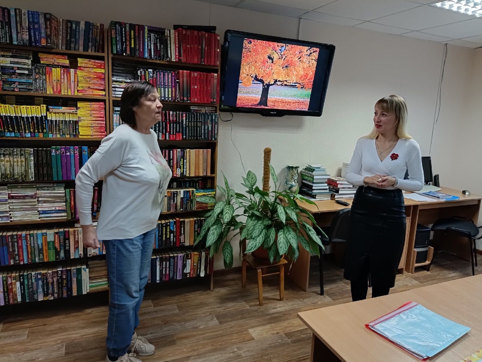 В камполянской библиотеке возобновились занятия английского языка «Общение без границ»