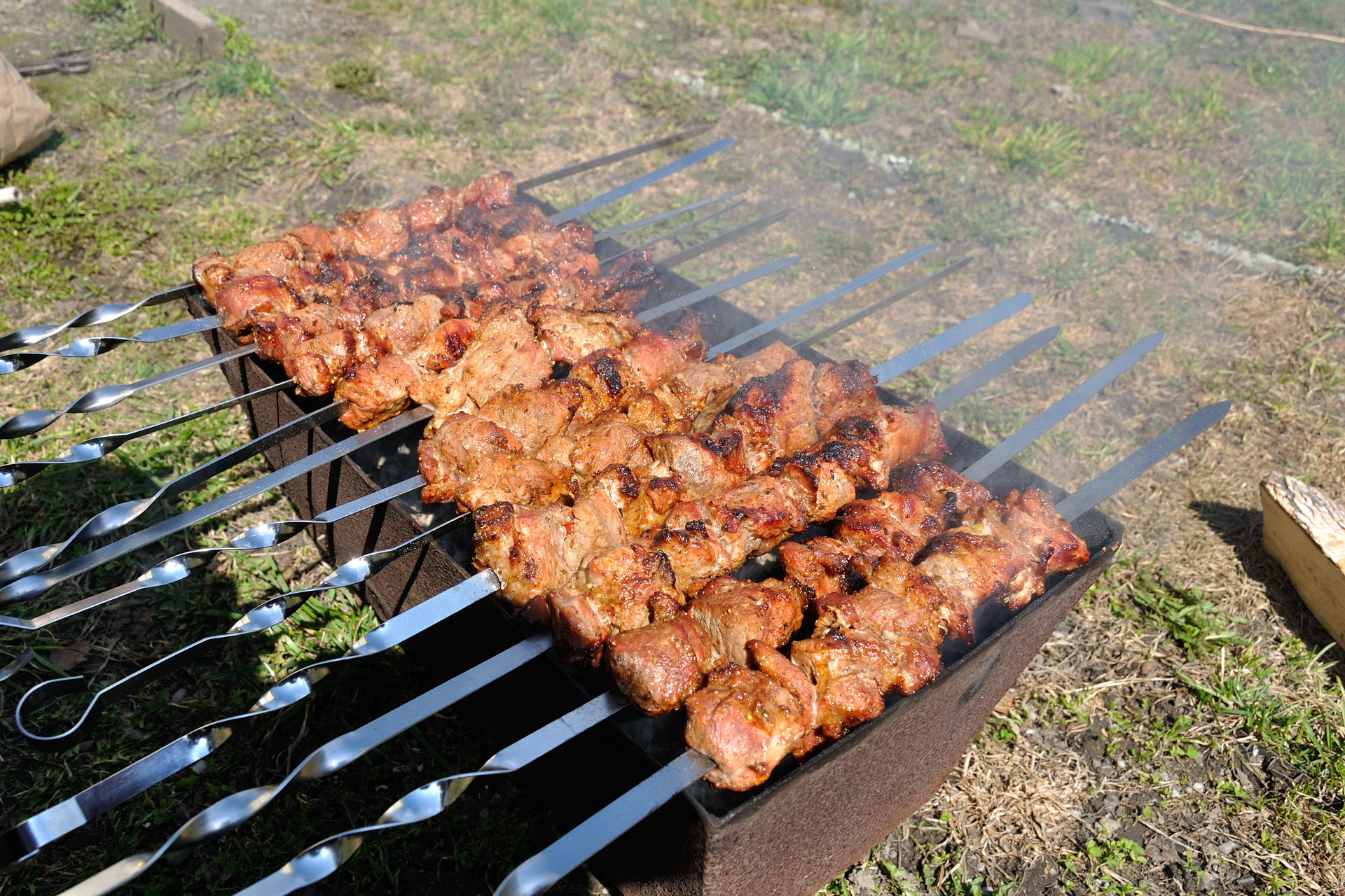 Шашлык фото картинки на природе