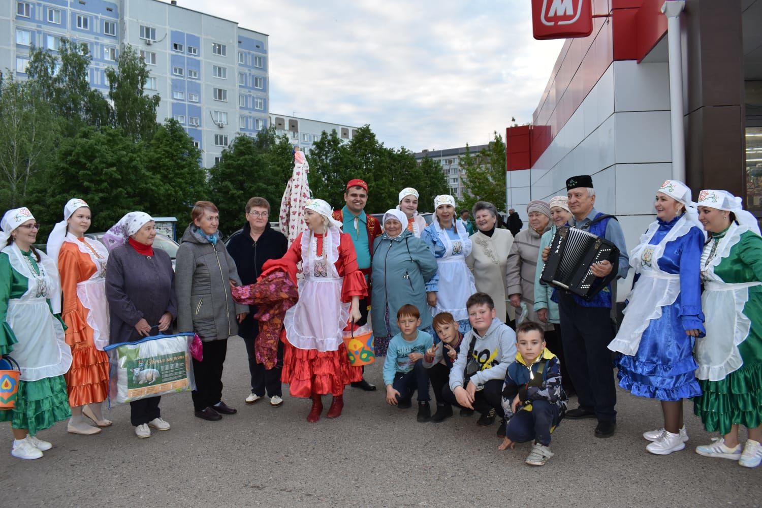 Карта камских полян с номерами домов