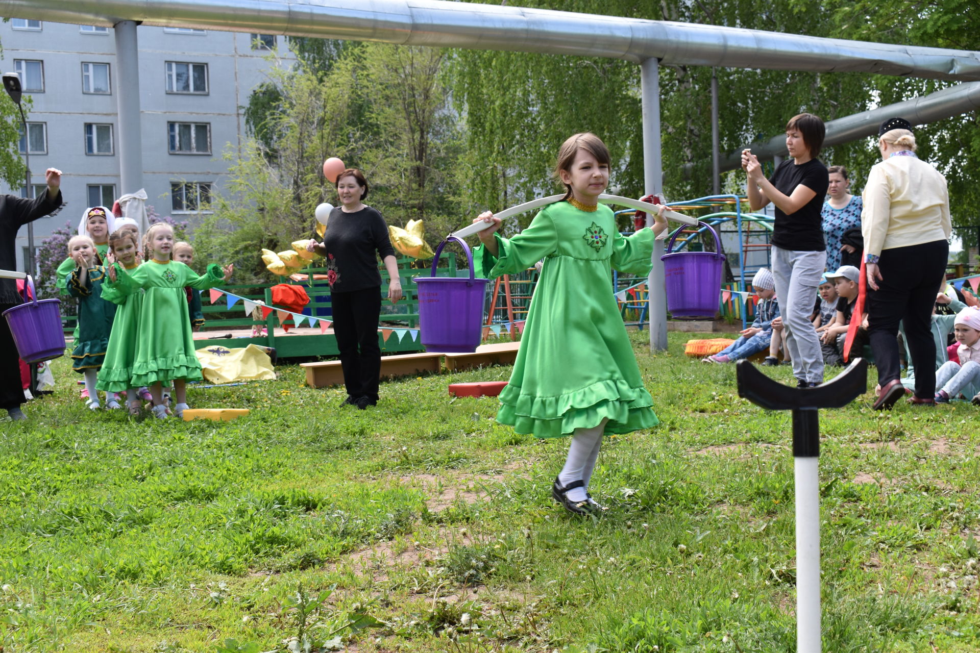 В Камполянском детском саду «Огонек» прошел праздник «Сабантуй»