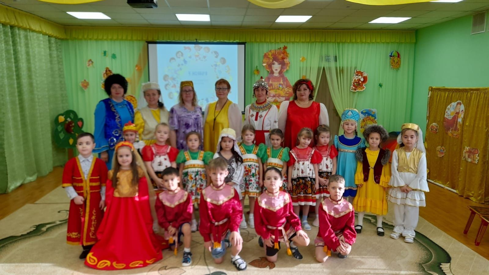 В детском саду «Золотая рыбка» прошло мероприятие ко Дню народного единства