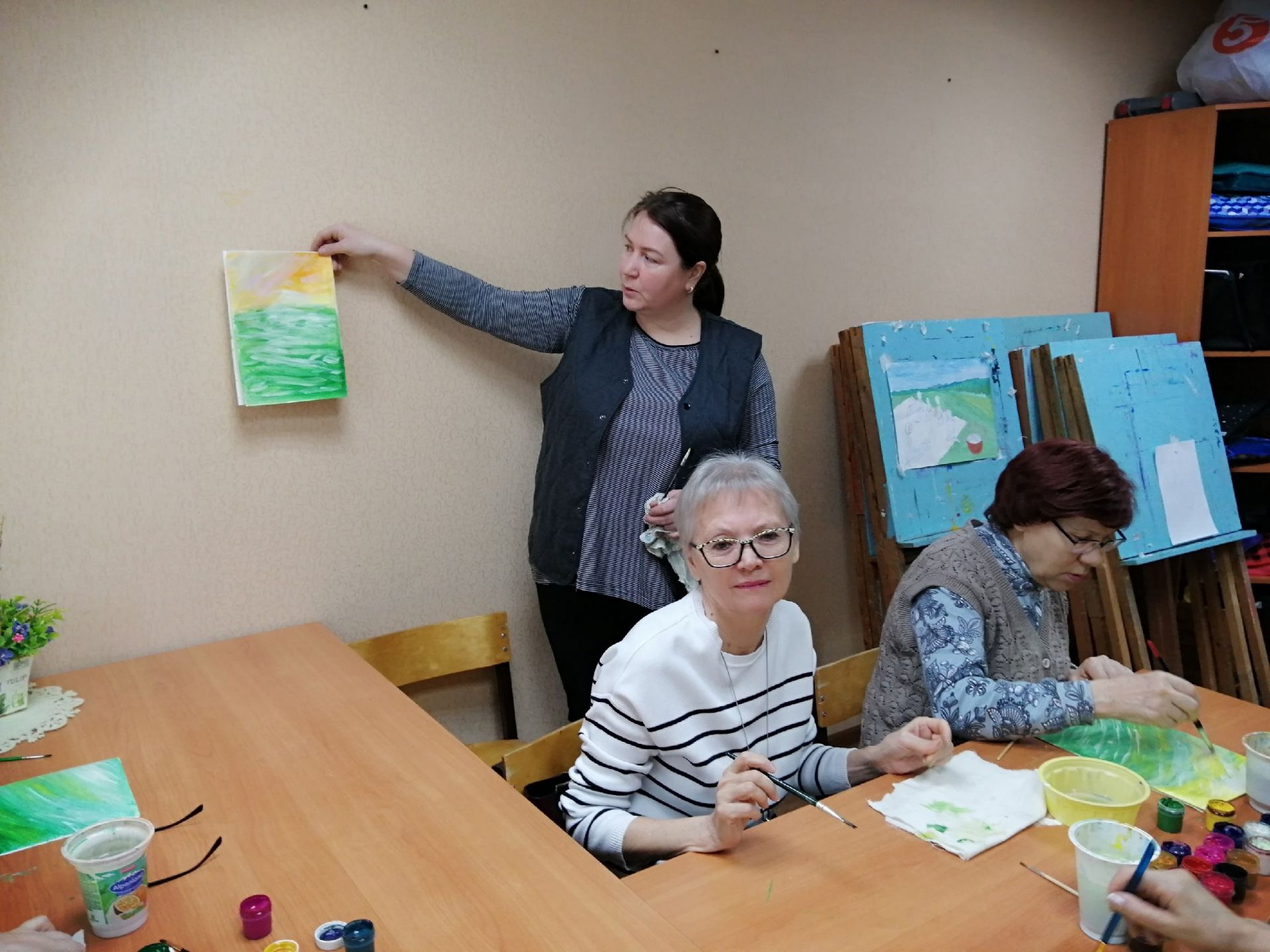 В Центре детского творчества «Радуга» прошел мастер-класс по изобразительному искусству