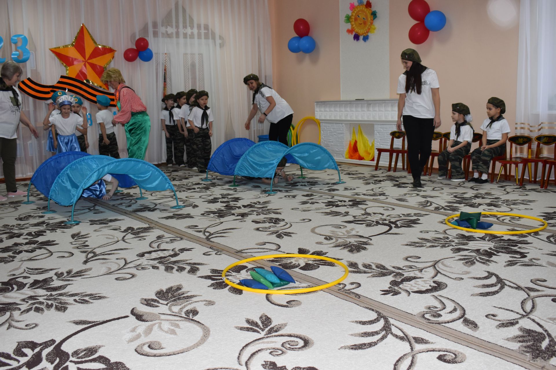 Праздник для пап в детском саду «Солнышко»