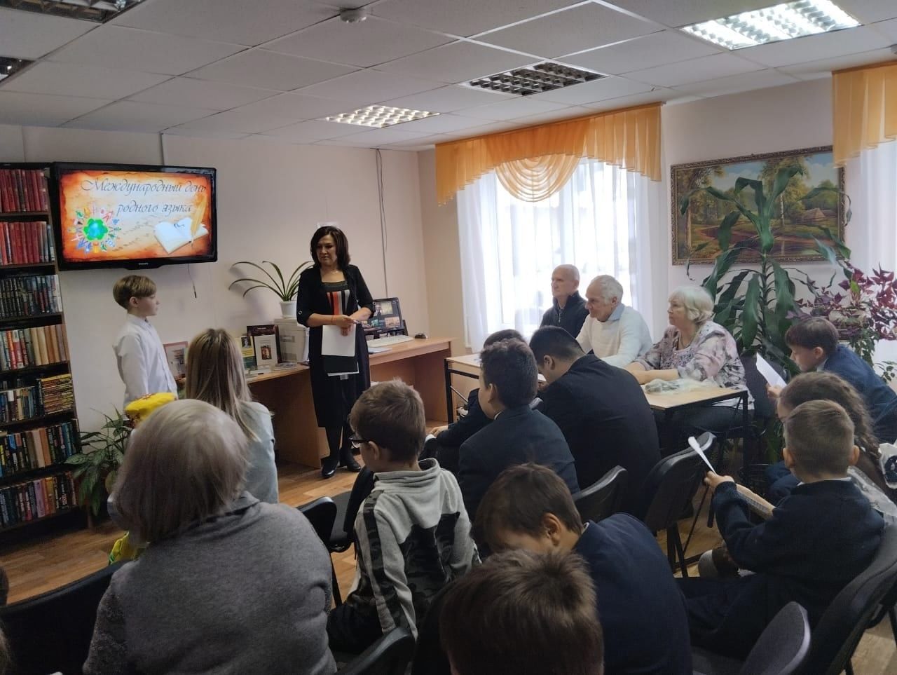 В Камско - Полянской библиотеке прошел конкурс чтецов к Международному дню родного языка