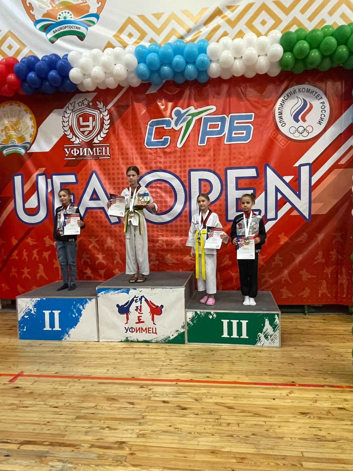 Камполянские тхэквондисты приняли участие в Межрегиональном турнире  «UFA OPEN» в г. Уфа
