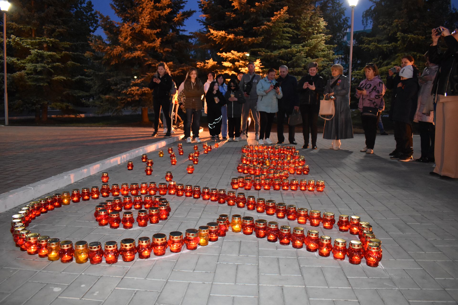 Акция «Свеча памяти» прошла в Камских Полянах
