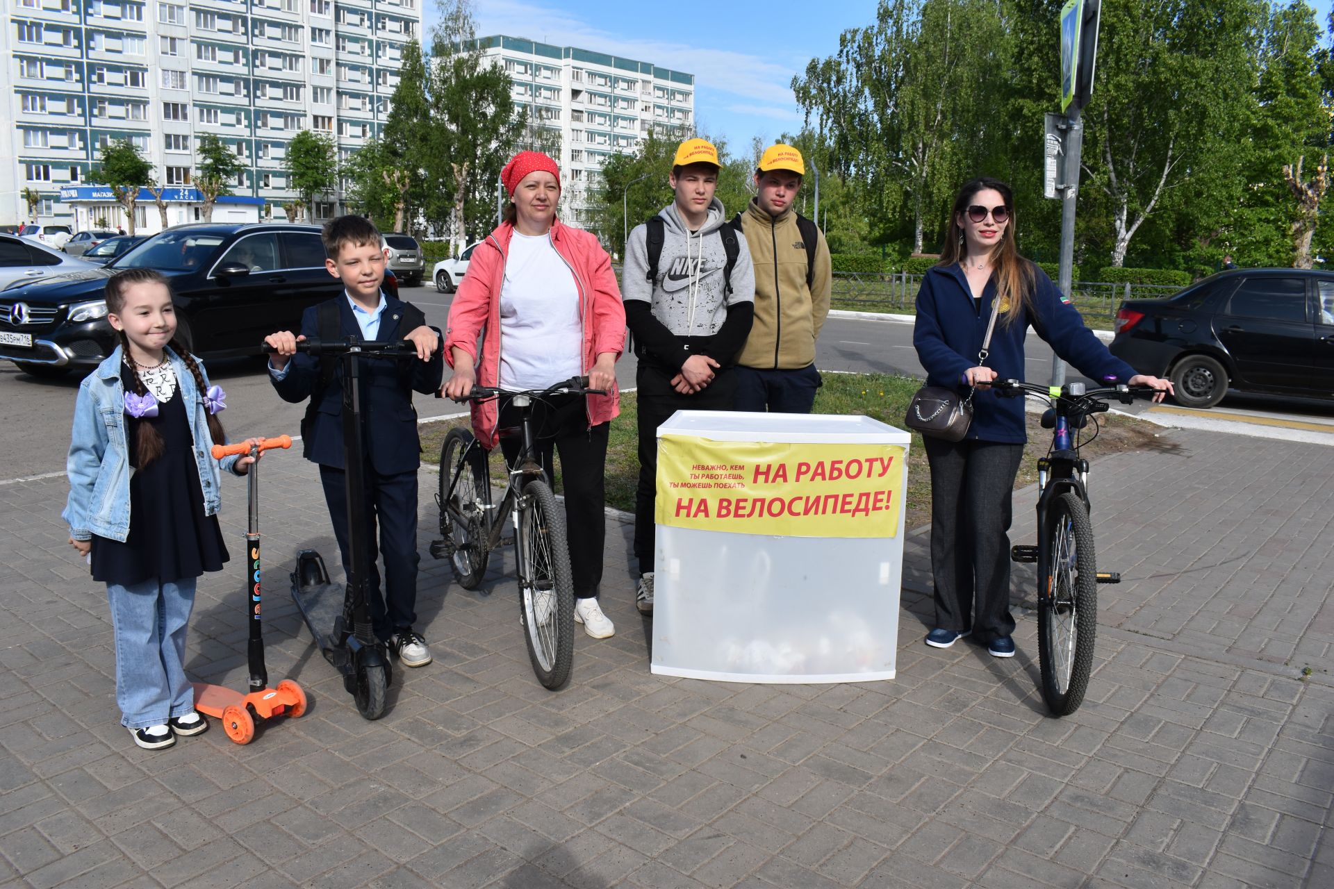 Камполянцы присоединились к акции «На работу, на велосипеде»