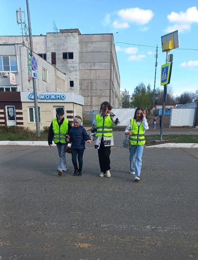 Обучающиеся камполянской школы №1 провели акцию по безопасности дорожного движения