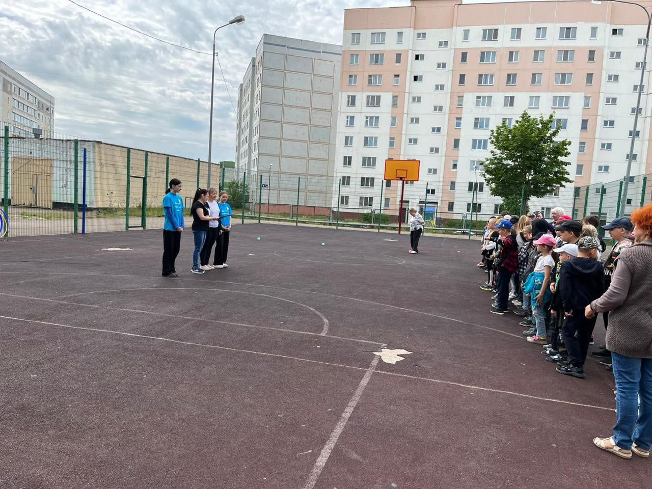 В пришкольном лагере Камскополянской школы № 1 прошло спортивно-оздоровительное мероприятие