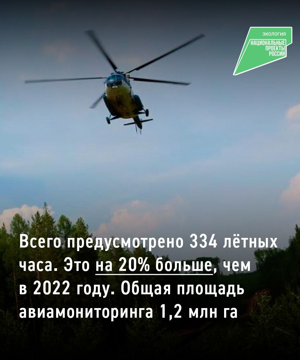 С начала пожароопасного сезона в лесах Татарстана провели 30 авиапатрулирований